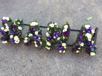 Letters SYM-341 - A beautifully personal tribute made using a selection of the freshest flowers. Choose your letters and simply let us know your requirements when ordering.